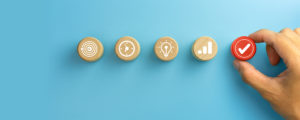 target, timing, innovation, growth, check